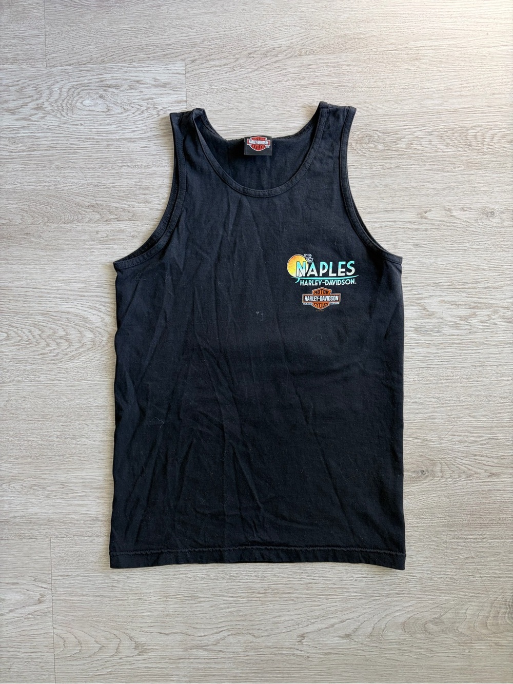 Harley-Davidson Black Men's Naples Graphic Tank